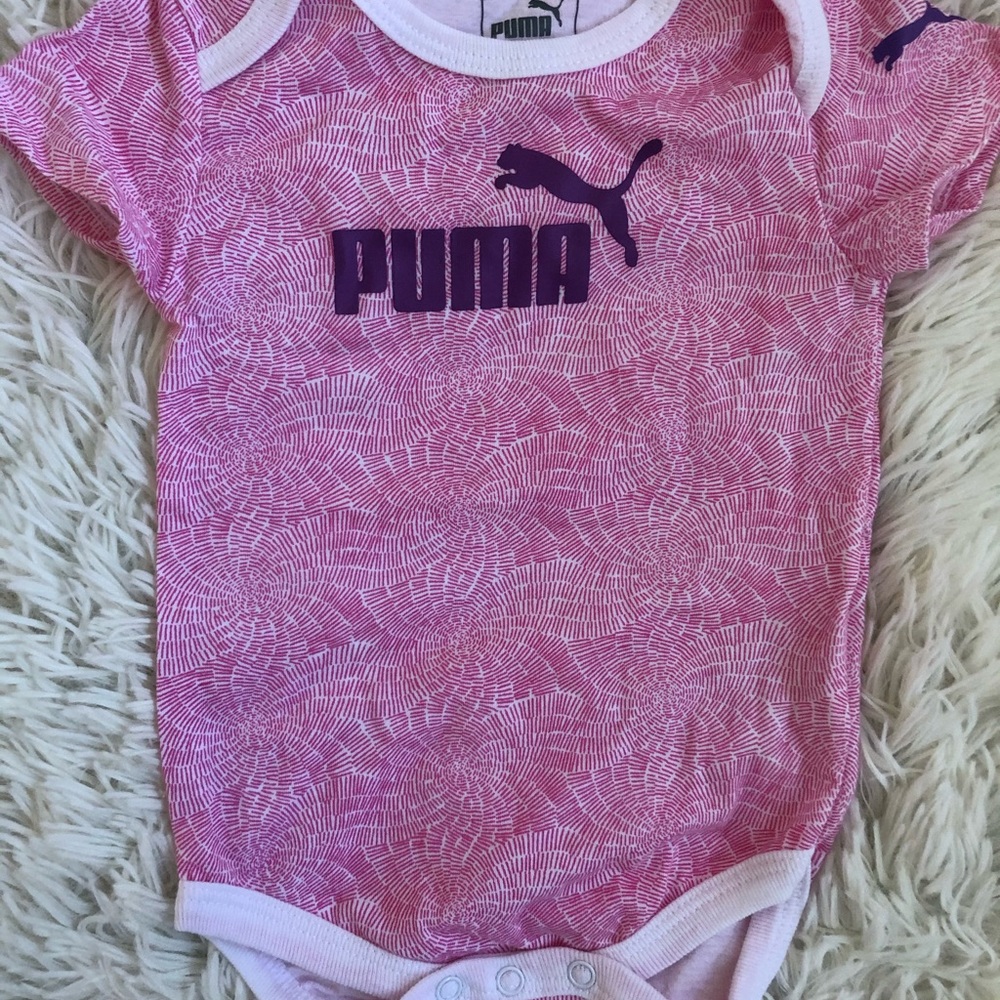 3-6 months Puma onesie bundle of 4.